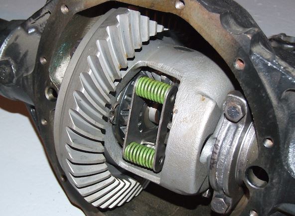Illustration of a truck's differential system
