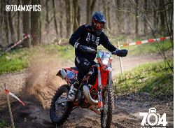 Dennis Wey on his way to victory in the Dutch championship.