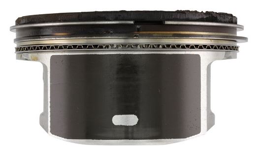 Piston Ring that has Top ring, second ring and oil ring.